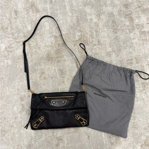 Balenciaga Giant 12 Envelope Clutch With Crossbody Strap